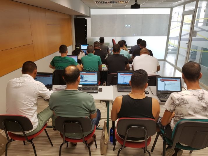 Curso de formación para desempleados.