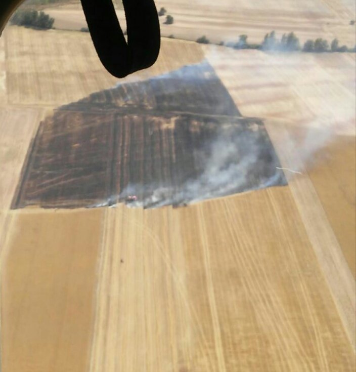 Incendio en la zona entre Navalcaballo y Camparañón