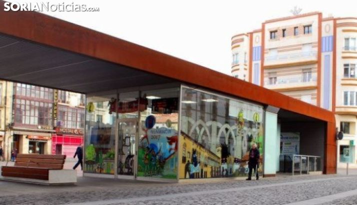 Oficina de turismo en Granados./SN