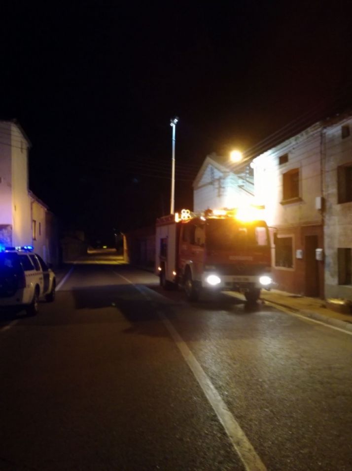 Imágenes del incencio en Cardejón.