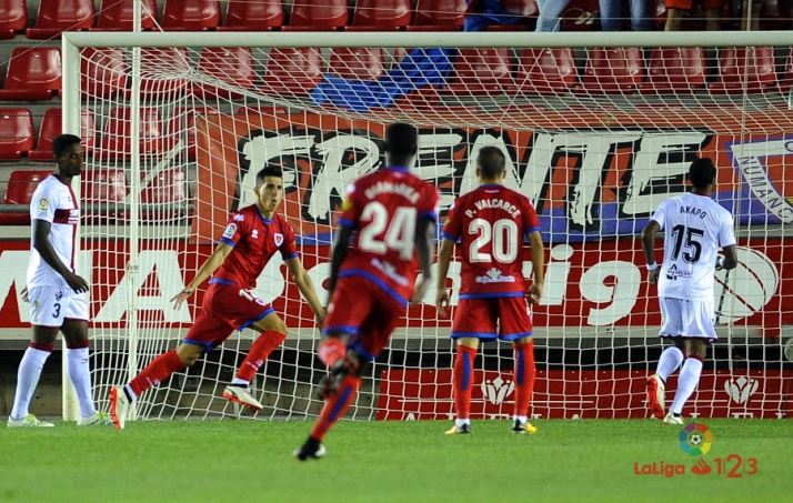Numancia 1 - Huesca 0 Premio merecido