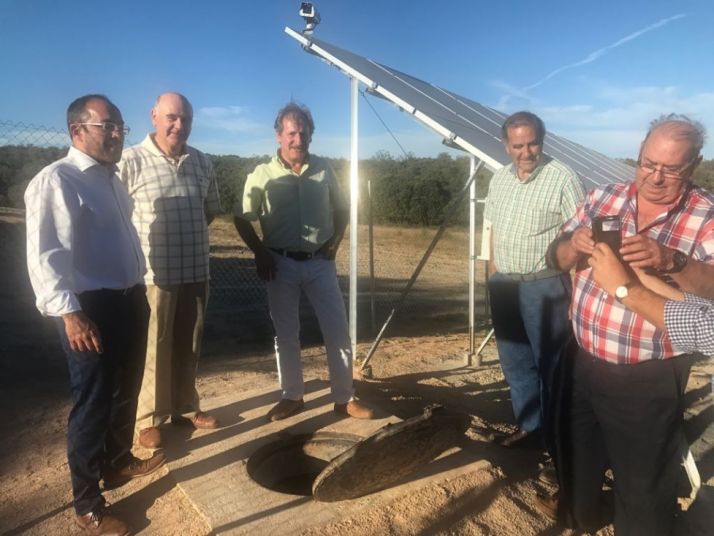 Obras de captación de agua en Matalebreras.