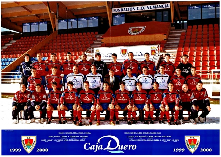 18 años del debut del Numancia en Primera. Gol de Rubén Navarro
