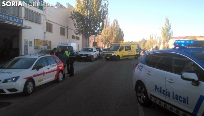 Imagen del lugar tras el accidente./SN