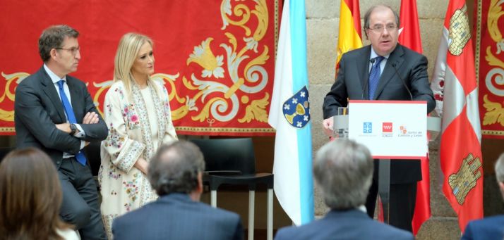 Herrera (dcha.), Cifuentes y Feijoó.