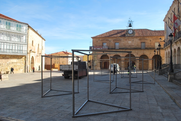  ¿Qué están montando en la Plaza Mayor?