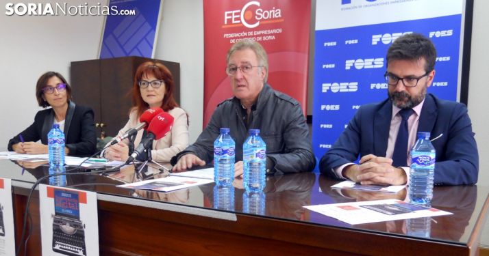 Munilla, (dcha.), Gil, Calvo y Gutiérrez este viernes. /SN