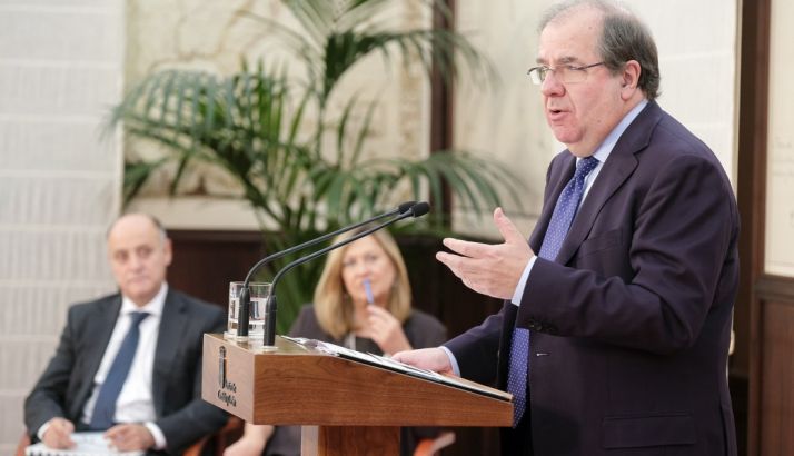 Herrera este miércoles en la presentación de las cuentas para el próximo ejercicio.