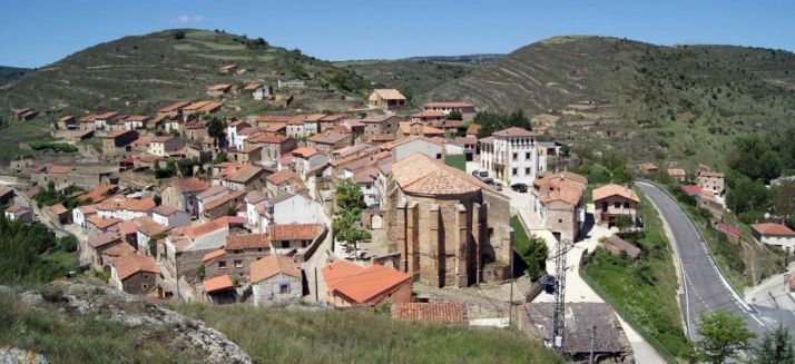 Una imagen de la localidad vista desde su castillo.