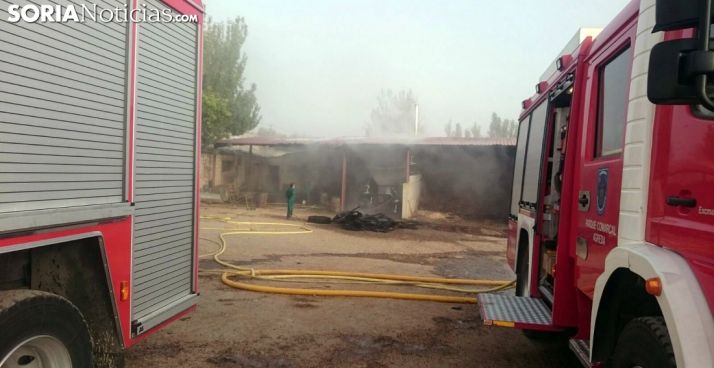 Imagen el lugar del incendio./SN