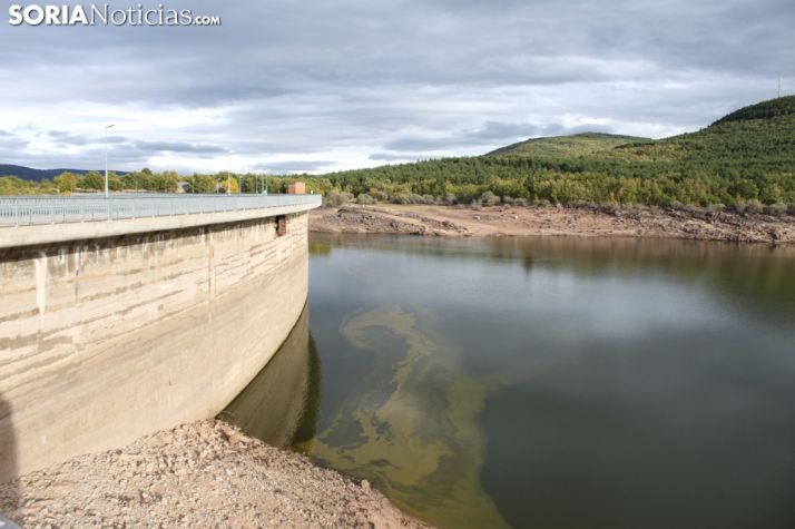 Imagen del pantano la semana pasada./SN
