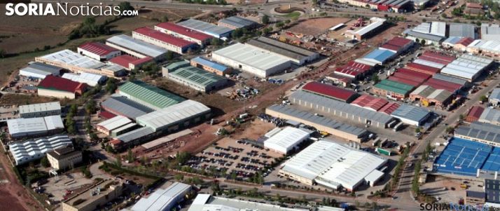 Imagen aérea del polígono industrial. /SN