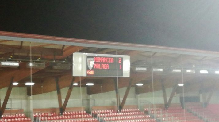 Numancia 2 - Málaga 1