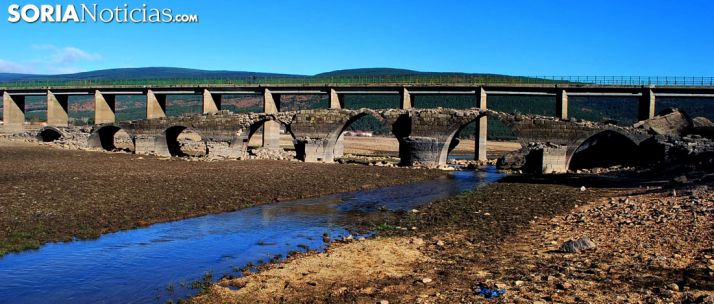Una imagen del pantano este fin de semana./SN
