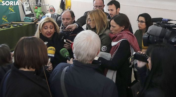 Yolanda de Gregorio, este miércoles ante los medios informativos. /SN