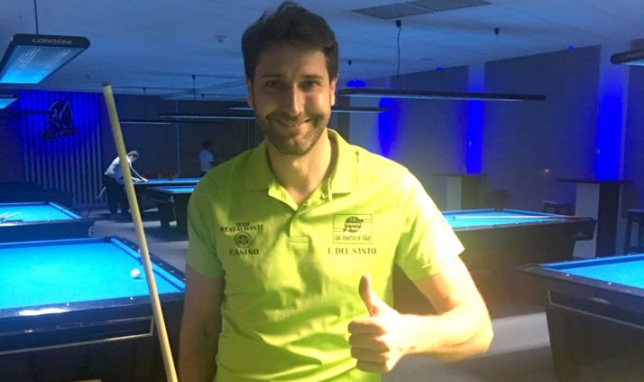 Javier del Santo, satisfecho en Rentería.