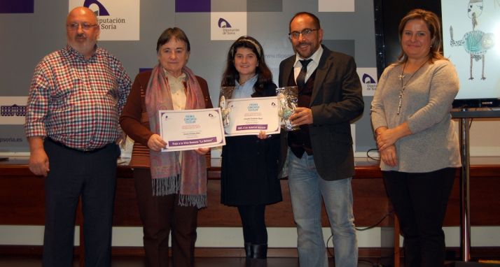 Amancio Martínez, Inés Unanua, Claudia González, Luis Rey y Esther Pérez. 