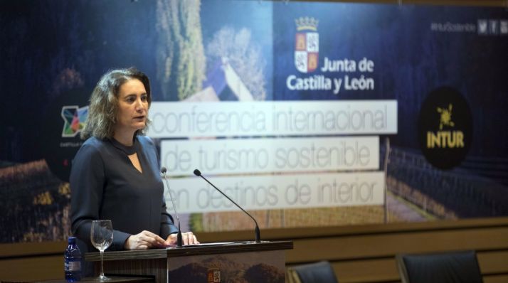 Mª Josefa García Cirac este jueves en Intur. 