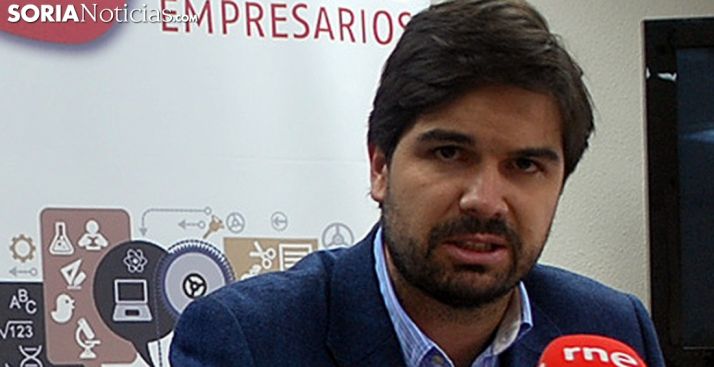 Jesús Mateo, presidente de AJE Soria. /SN