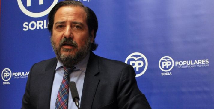 José Manuel Hernando, concejal del PP en el Ayuntamiento de Soria. /SN