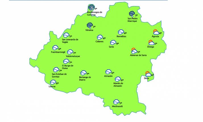 Previsión a las 15:00 h./eltiempo.es