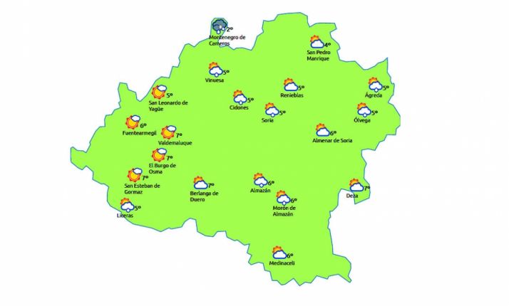 Mapa del tiempo a las 15:00h. /eltiempo.es