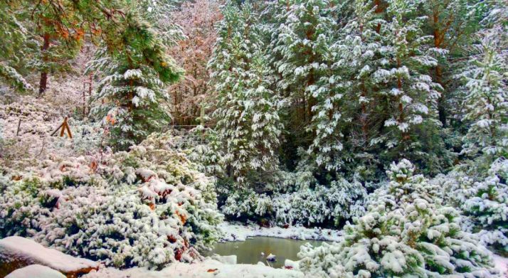 Una imagen de Urbión esta mañana de lunes./Agustín Sandoval