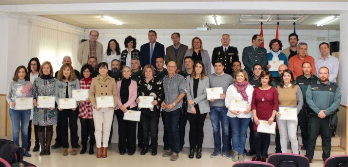 Representantes de colegios, entidades educativas  en la presentación del Plan director de seguridad en colegios./ S. de G.