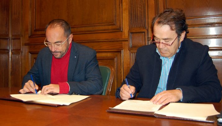 Luis Rey (izda.) y Alfonso Irigoyen. /Dip.