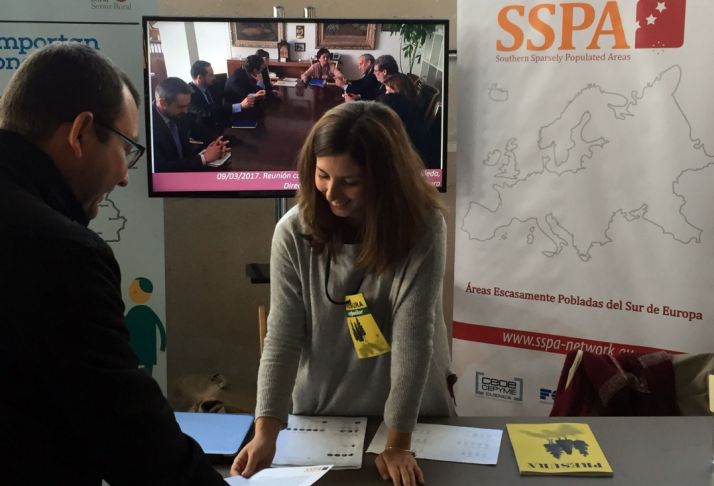 El stand de la SSPA en 'Presura'.