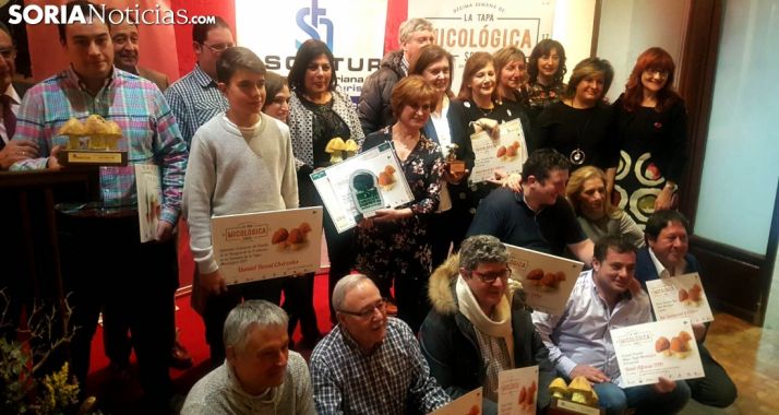 Imagen de los premiados esta noche de martes. /SN