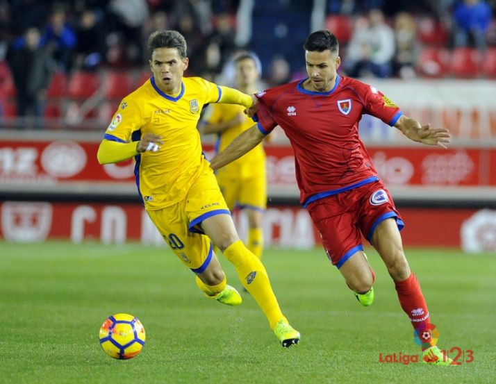Del Moral autor del gol rojillo. LFP