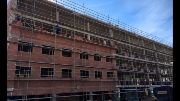 La construcción de viviendas se anima.
