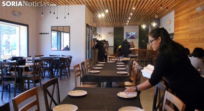El establecimiento este mediodía, al poco de reabrir sus puertas./SN