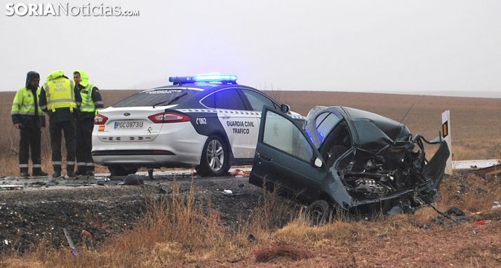 9 muertos en las carreteras sorianas durante 2017