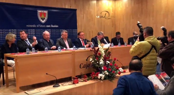 Imagen de la Junta General de Accionistas celebrada en el Gaya Nuño, en la capital. 