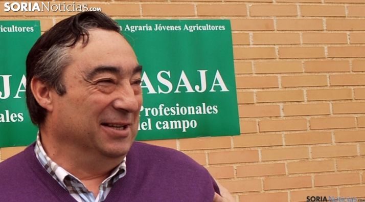 Carmelo Gómez, presidente de ASAJA Soria. /SN