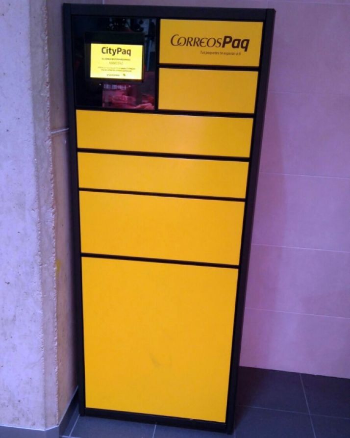 La máquina dispensadora. 