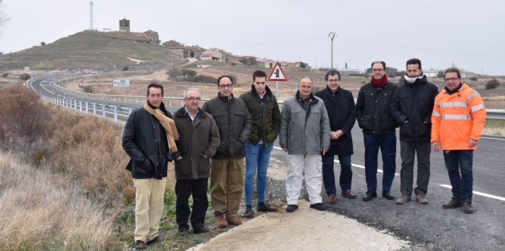 Responsables de la Junta en la carretera este viernes. /Jta.