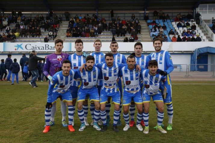 Equipo titular de la Arandina frente al Salmantino /@ArandinaCF