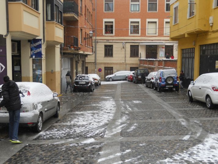 Batalla de bolas de nieve.