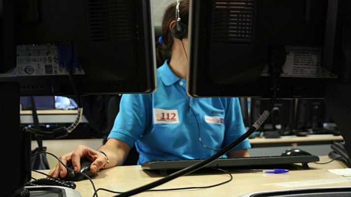 Una operadora del 1-1-2.