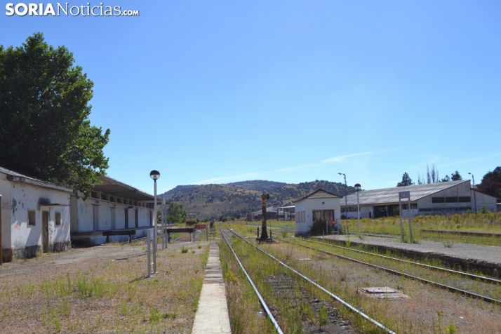 Estación de tren en Soria. 
