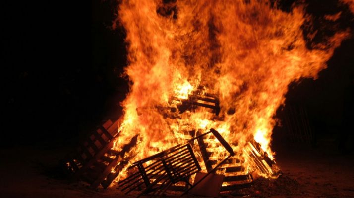 La Luminaria de Golmayo y sus brasas. 