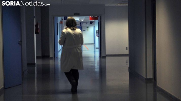 Imagen de un pasillo del hospital Santa Bárbara. /SN