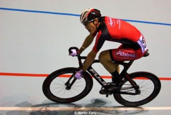 El ciclista de El Royo Mateo González.