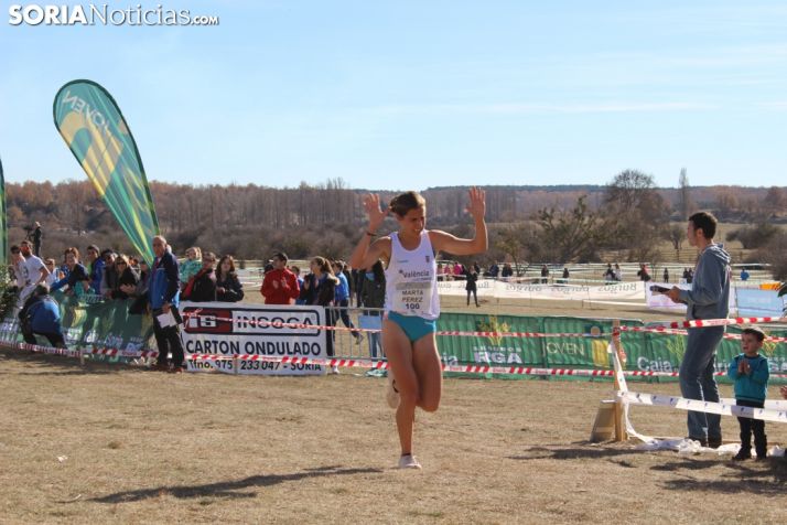 La atleta soriana Marta Pérez. 