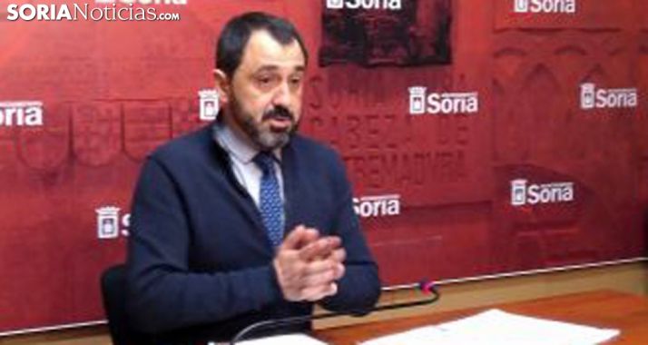 El concejal Javier Muñoz, este viernes en rueda informativa. /SN