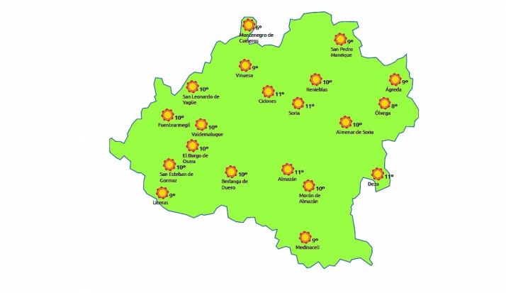 Previsión a las 14:00 h. /eltiempo.es