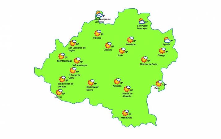 Previsión a las 12:00h./eltiempo.es